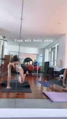 Hà Hồ khoe duy trì tập luyện yoga, đủ sức cân toàn động tác khó: Thì ra bí quyết giữ visual đỉnh cao của mẹ bầu là đây! - Hình 2