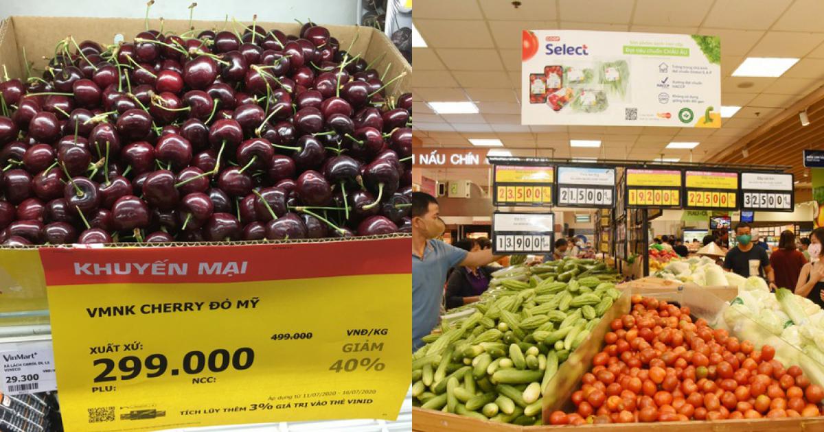 Cherry nhập khẩu rẻ chưa từng thấy, chỉ 299.000 đồng/kg bán đầy siêu thị