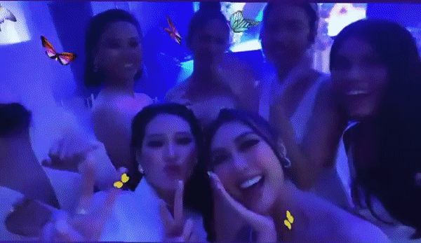 Clip: Thúy Vân quẩy hết mình trong đám cưới cùng dàn người đẹp Miss Universe 2019 - Hình 2