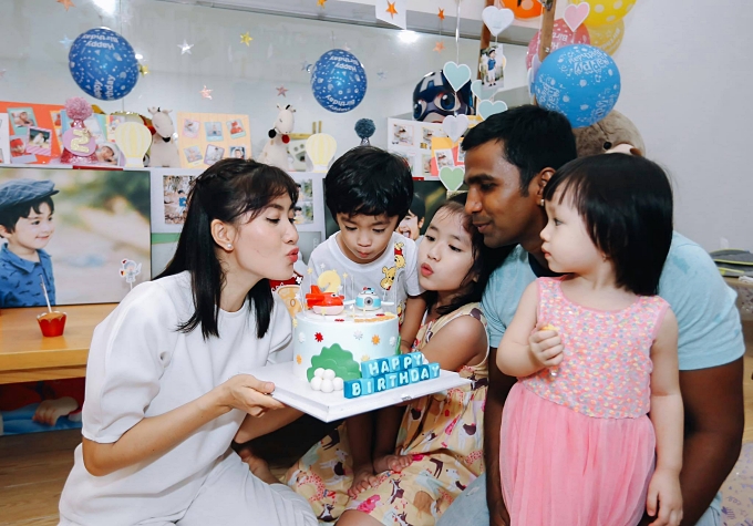 Nguyệt Ánh và chồng Ấn Độ mừng con tròn 2 tuổi - Hình 3