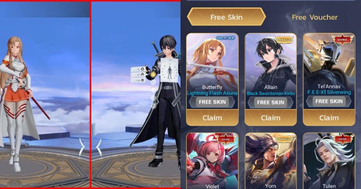 Liên Quân Mobile: Sự thật về Event tặng FREE skin Kirito và Asuna ...