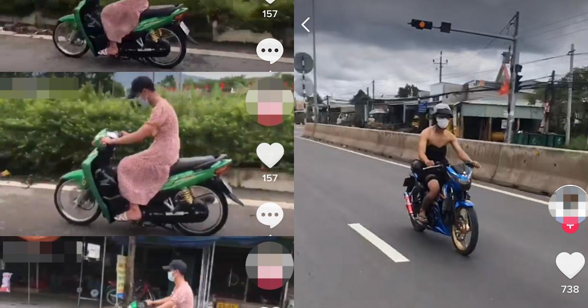 Con trai mặc váy ra đường  trend lạ TikTok khiến dân tình ngã ngửa