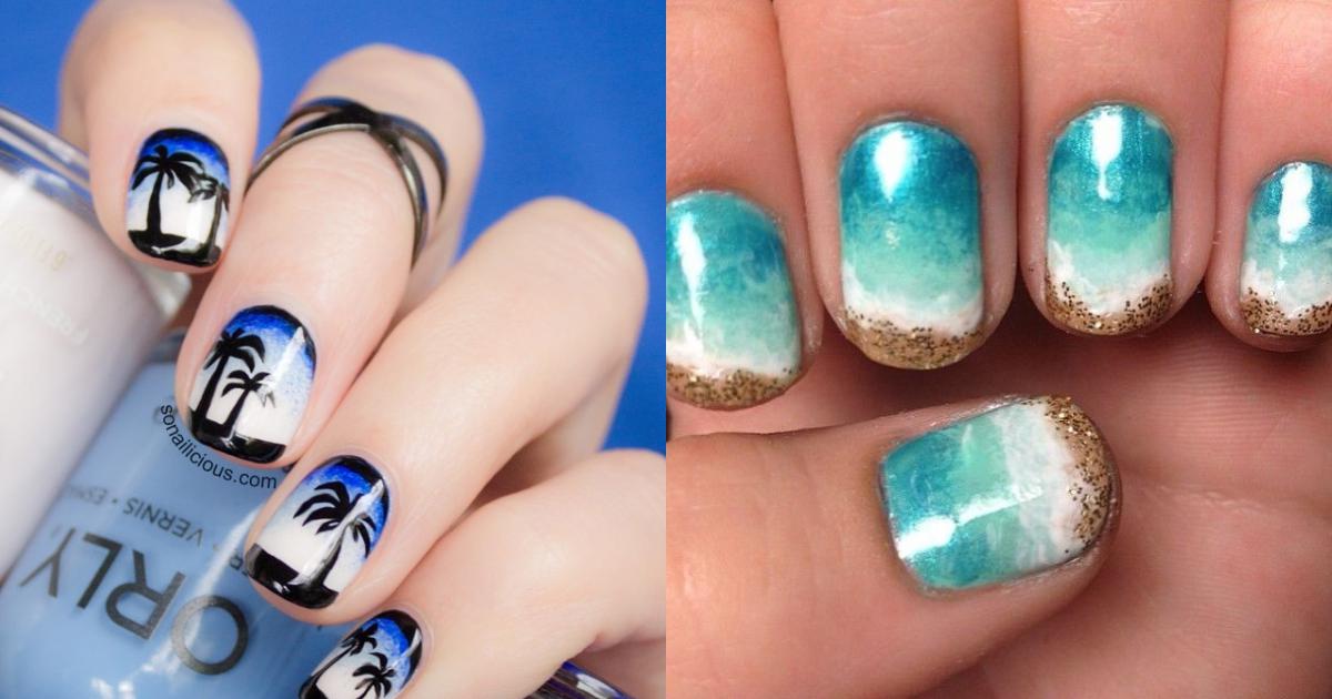 Các mẫu nail \'\'biển gọi\'\' dành riêng cho mùa hè sôi động và n.óng ...