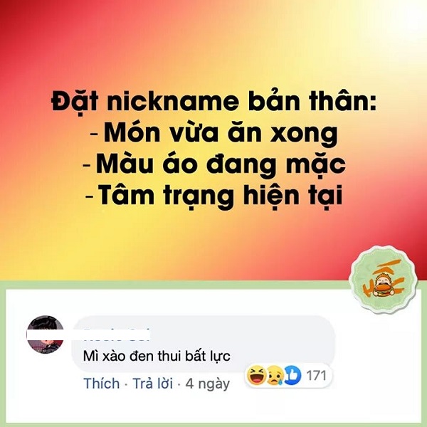 Dân mạng hào hứng với trào lưu chế nickname theo cảm xúc: nghe ngô nghê nhưng cười ra nước mắt - Hình 1