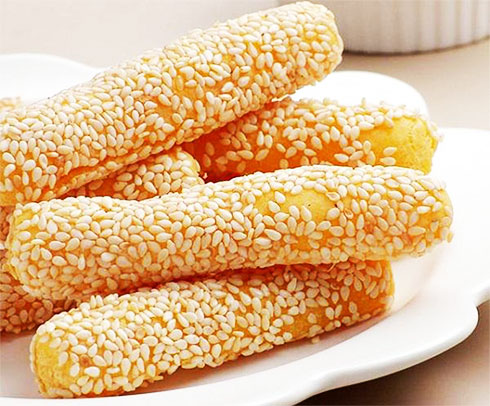 Khoai lang sữa tẩm vừng cực ngon - Hình 1