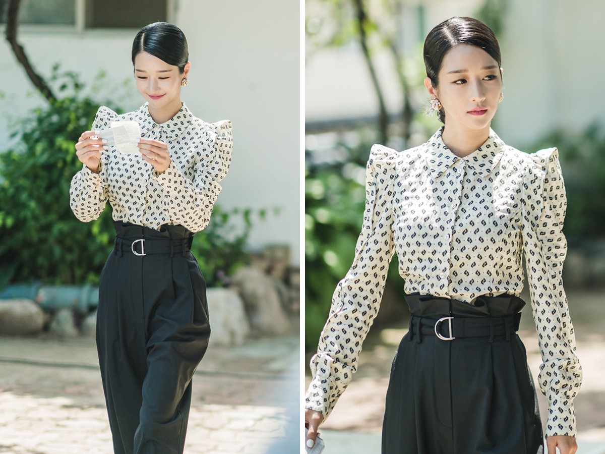 Mặc váy đầm được khen đẹp bao nhiêu nhưng khi diện quần thì Seo Ye Ji lại mất điểm - Hình 2