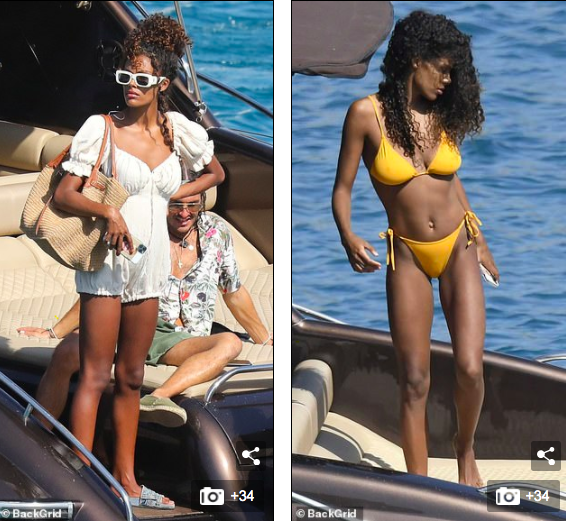 Mẫu 9x Tina Kunakey mặc bikini tôn 3 vòng nảy lửa ở biển - Hình 4