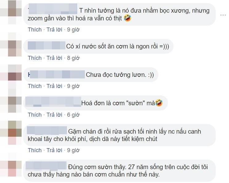Suất cơm sườn không thịt khiến dân mạng cười ngất - Hình 4