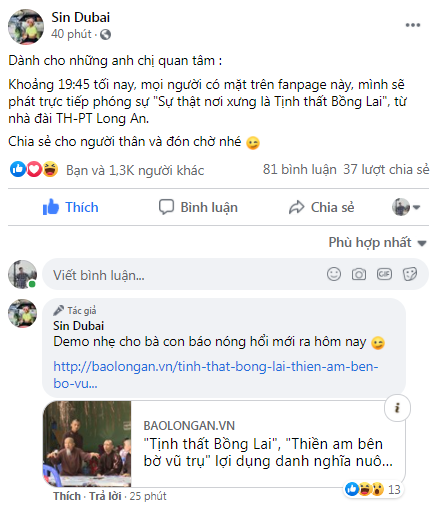 Truyền hình Long An phát sóng phóng sự Sự thật nơi tự xưng Tịnh thất Bồng Lai, chính thức công khai kết quả điều tra về nơi này - Hình 5