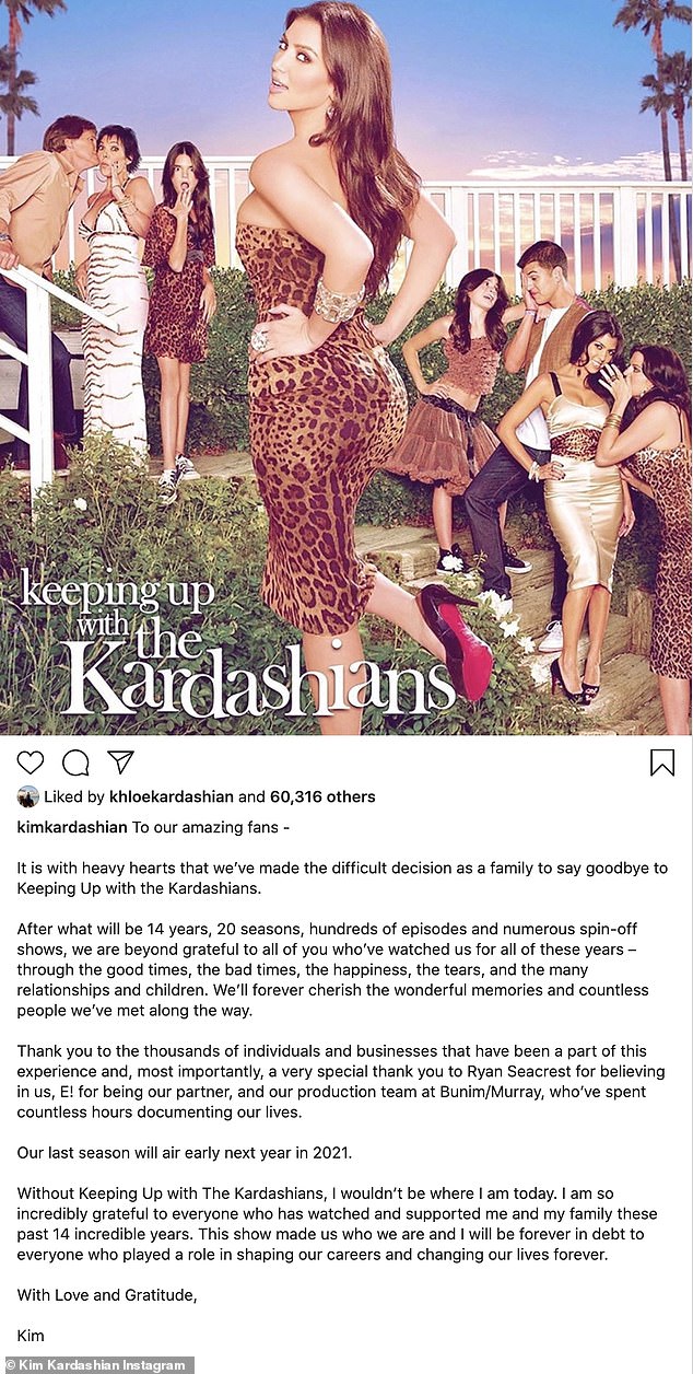 Chương trình truyền hình thực tế nhà Kardashian thông báo kết thúc sau 20 mùa - Hình 1