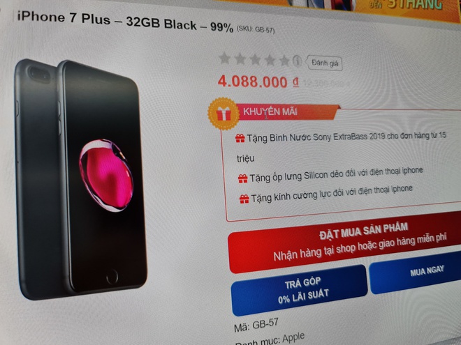 iPhone 7 Plus cũ giá 4 triệu tại Việt Nam - Hình 1
