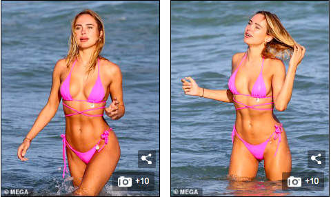 Kimberley Garner khoe dáng siêu quyến rũ với áo tắm bé xíu - Hình 5