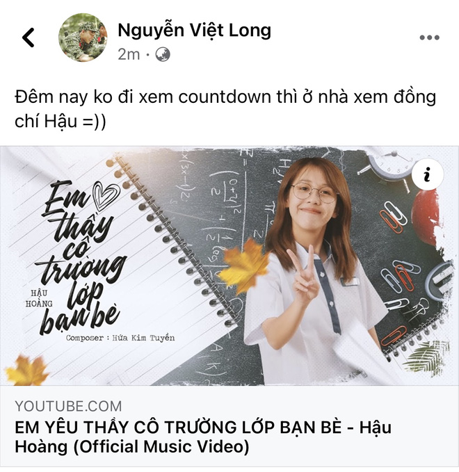 Thính xịn cuối năm: Mũi trưởng Long không đi countdown, ở nhà xem MV Hậu Hoàng! - Hình 1