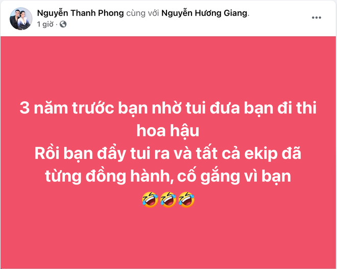 Hương Giang bị tố vô ơn | Hoa hậu Thu Hoài lên tiếng - Hình 1