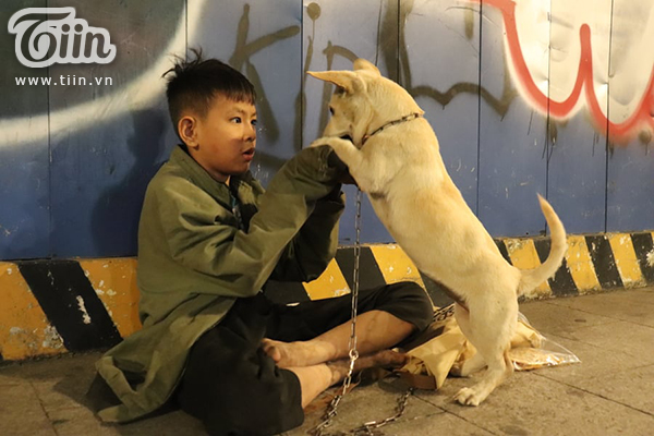 Clip: Cậu bé ăn xin ôm cún cưng chia sẻ về cuộc sống khốn khó nhiều lần cố ngủ cho qua cơn đói - Hình 3