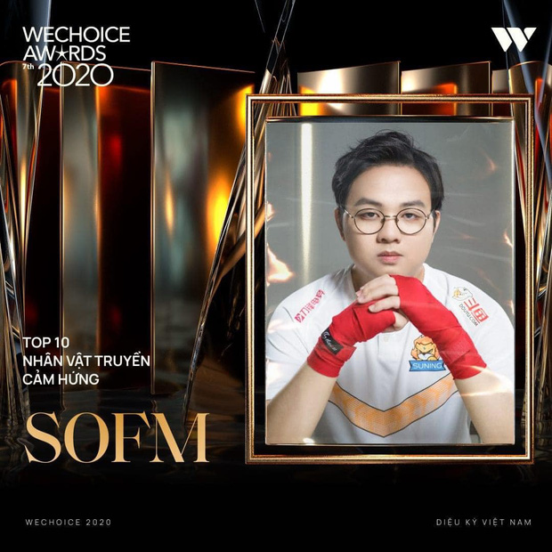 Tự hào game thủ Việt: SofM lọt top 5 nhân vật truyền cảm hứng tại WeChoice Awards 2020 - Hình 3