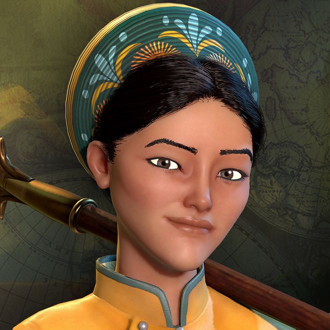 Tạo hình Bà Triệu trong game Civilization 6 - Hình 2