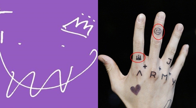 Fan hâm mộ phát hiện hình xăm tình bạn số 7 trên ngón tay Jimin BTS