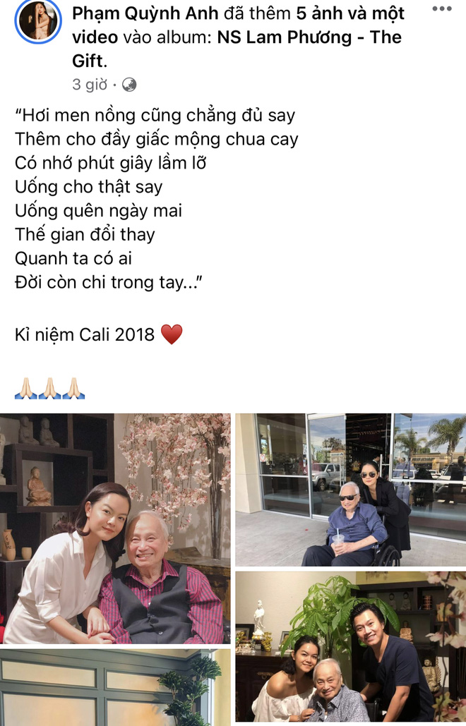 Tang lễ NS Lam Phương ở Mỹ: Người thân khóc nghẹn, NS Hoài Linh và Phạm Quỳnh Anh nói lời tiễn biệt từ Việt Nam - Hình 4