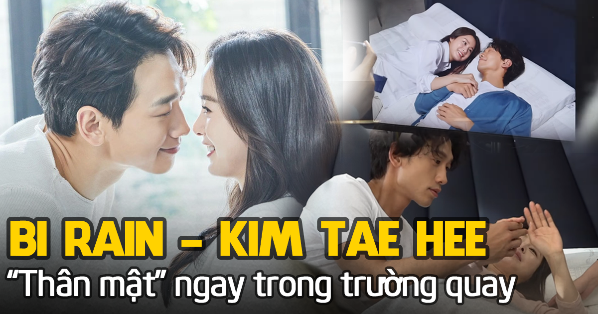 Bi Rain - Kim Tae Hee hành động ngọt ngào trong trường quay khiến dân mạng nổ mắt - Hình 5