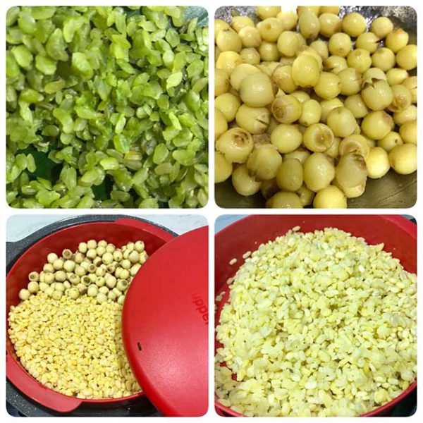 Món xôi cốm hạt sen dẻo bùi thơm ngọt - Hình 3