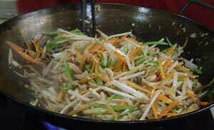 Mực xào rối - Hình 5