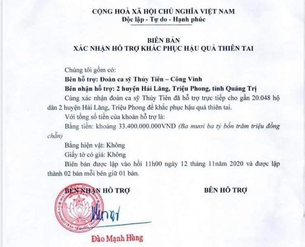 Người dân Quảng Trị nói về chuyến từ thiện của Thủy Tiên: Lúc đó 3 triệu đồng rất quý, rất cảm kích - Hình 2