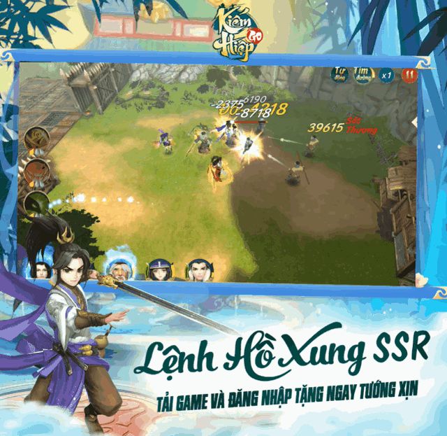Kiếm Hiệp GO chiều fan Kim Dung tới bến, tặng Lệnh Hồ Xung SSR ngay khi đăng nhập, freeship toàn quốc - Hình 7
