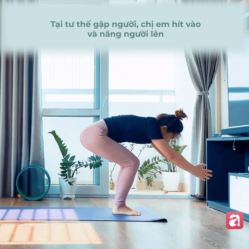 10 phút yoga buổi sáng với chuỗi bài chào mặt trời: Giúp body săn chắc, da dẻ hồng hào - Hình 11