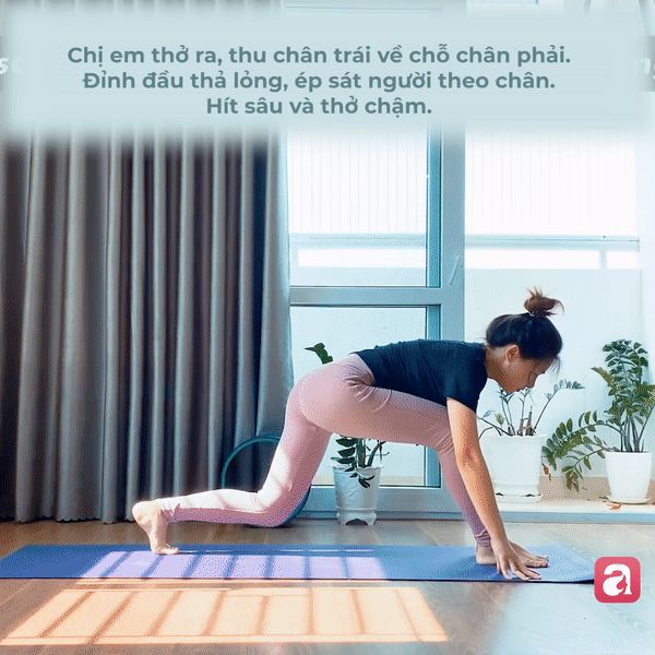 10 phút yoga buổi sáng với chuỗi bài chào mặt trời: Giúp body săn chắc, da dẻ hồng hào - Hình 10