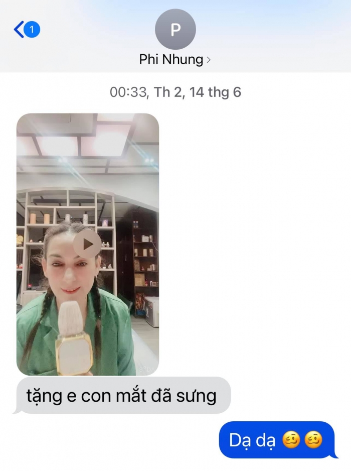 Công bố đoạn tin nhắn riêng tư cùng clip cố ca sĩ Phi Nhung khóc sưng húp mắt 'vì những hiểu lầm' - Hình 2