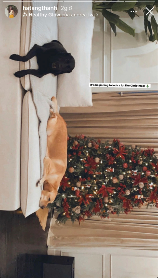 Biệt thự triệu đô nhà Hà Tăng đã lên đèn đón Noel, quý tử lọt vào ống kính và gây choáng với chi tiết này! - Hình 4
