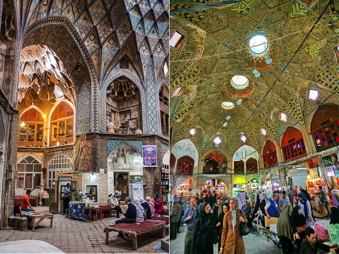 Cảnh đẹp ngỡ ngàng trong chợ cổ ở Iran - Hình 1
