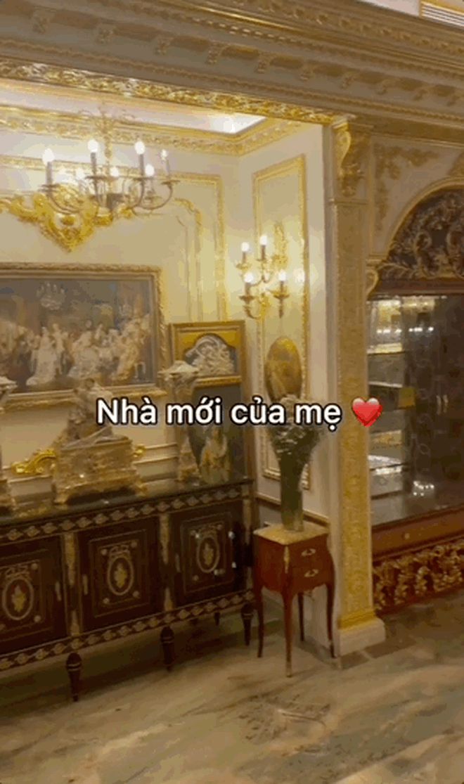 Clip: Choáng nặng vì độ giàu có khủng khiếp của mẹ kế Tây cột điện khi sở hữu biệt thự dát vàng to như cái cung điện - Hình 2