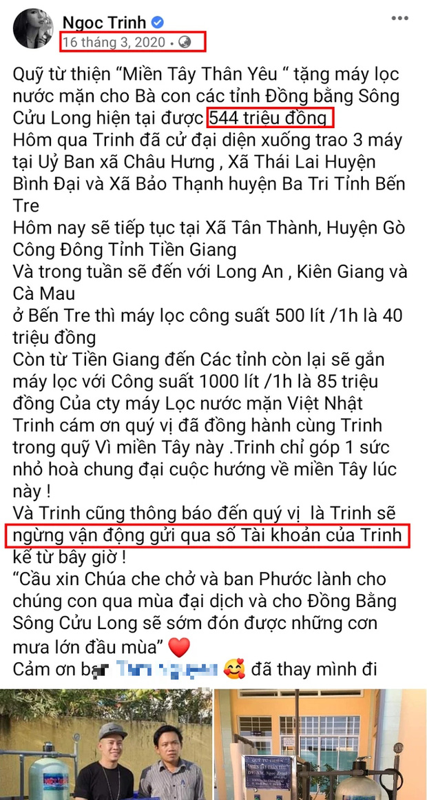 Ngọc Trinh bị netizen đào lại bài viết kêu gọi từ thiện nhưng không sao kê, thực hư ra sao? - Hình 2