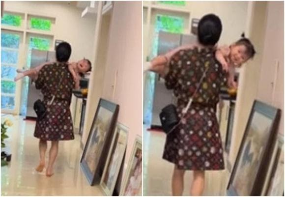 Con gái Quách Ngọc Ngoan và Phượng Chanel lộ ảnh cận mặt, dung mạo gây ngỡ ngàng - Hình 2