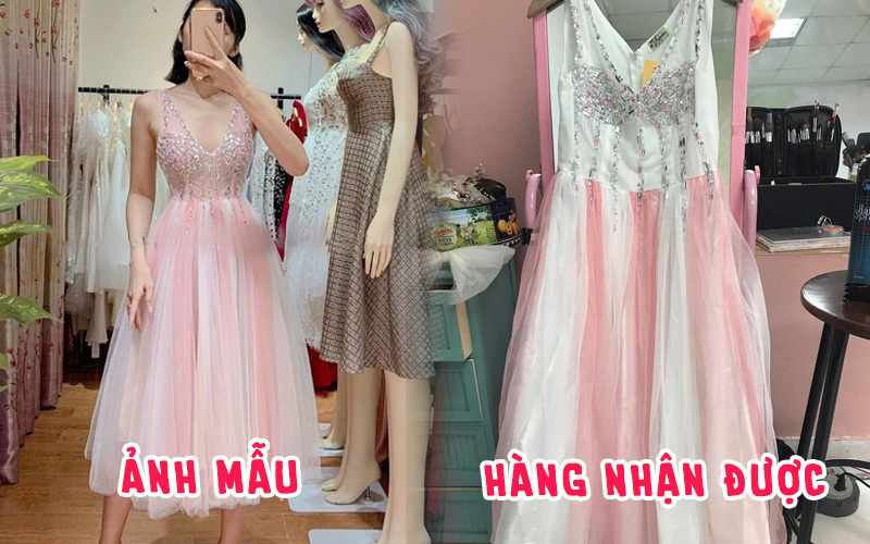 Hình ảnh mặc váy ngắn che mặt