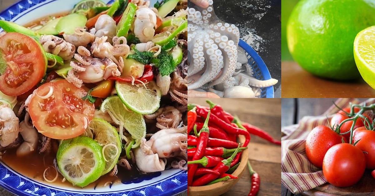 3 cách làm gỏi bạch tuộc kiểu Thái chua cay hấp dẫn đơn giản ăn là ghiền