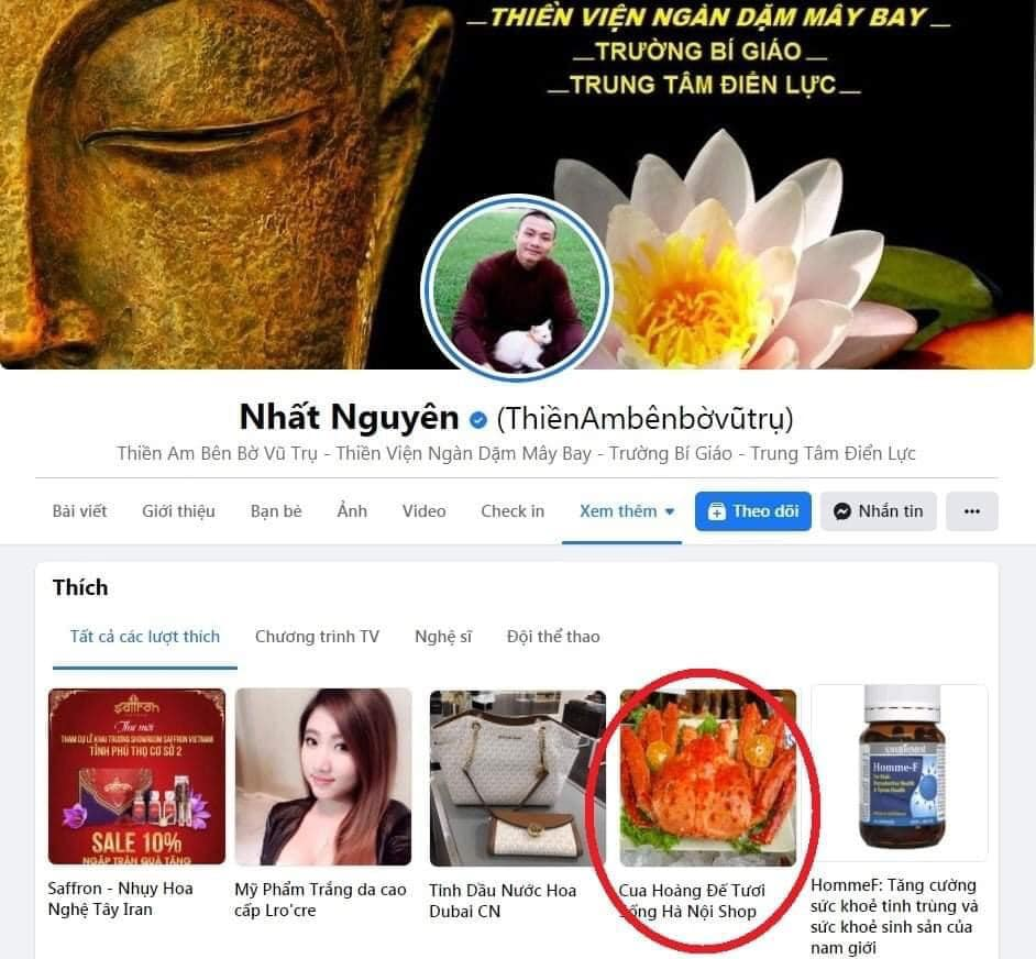 Vừa lộ tin nhắn gạ tình - Tu sĩ Nhất Nguyên bi phát hiện thích cua hoàng đế và thuốc sinh lý - Hình 2