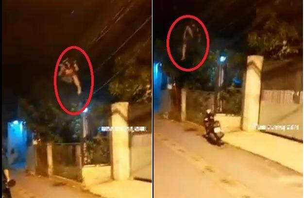 Thanh niên ngáo đá nửa đêm đu dây điện khiến cả phố náo loạn - Hình 1