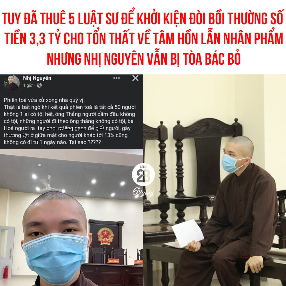 Nhị Nguyên (Tịnh Thất Bồng Lai) bất bình vì đòi bồi thường 3 tỷ, thuê 5 luật sư nhưng chỉ đền 17 triệu - Hình 4
