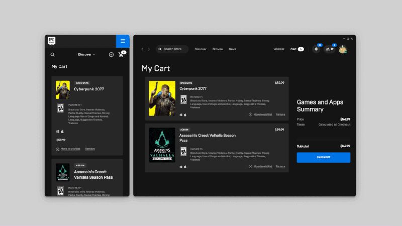 Cửa hàng Epic Games đã có giỏ hàng - Hình 1
