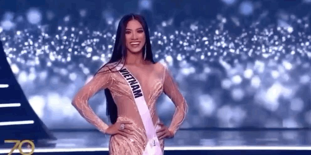 Kim Duyên có chia sẻ đầu sau khi gây bão trong đêm Bán kết Miss Universe 2021, câu chốt hạ là biết má.u chiến cỡ nào? - Hình 2