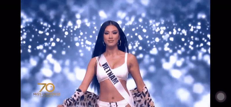 Kim Duyên diện bikin.i cực bốc lửa, body thuộc Top đỉnh trong đêm Bán kết Miss Universe 2021 - Hình 2