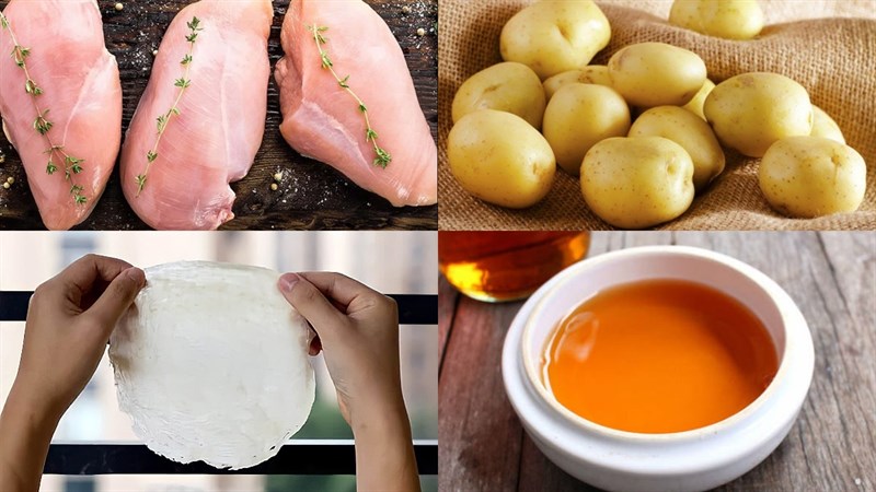 2 Cách làm chả giò nhân thịt gà với nấm và khoai tây vàng giòn rôm rốp - Hình 20