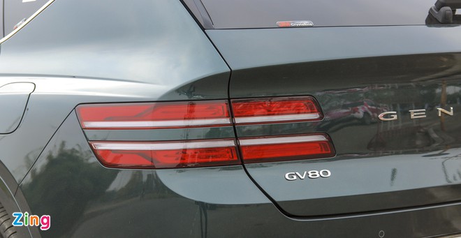 Genesis GV80 màu xanh lục độc đáo xuất hiện ở Hà Nội - Hình 5