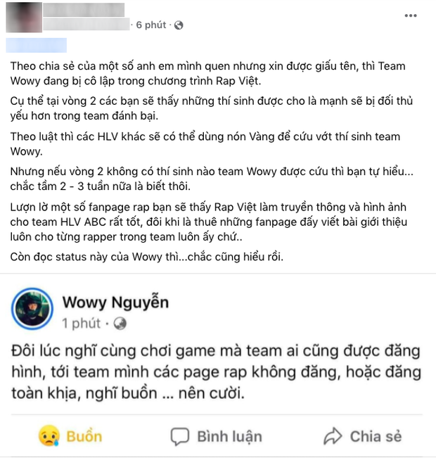 Team Wowy không một nón vàng dù được khen hết lời ở vòng 2 Rap Việt, tin đồn chèn ép liệu có thật? - Hình 7