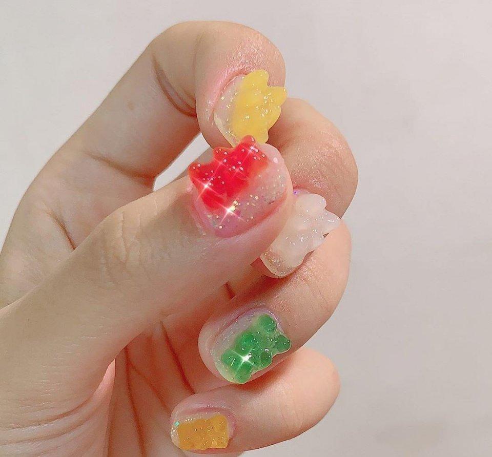 Giảm giá Phụ kiện nail charm hình con gấu trong suốt trang trí móng tay làm  nails cực xinh - vani store - Mua Thông Minh