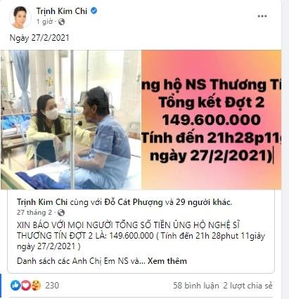 Trịnh Kim Chi khôn khéo giữa ồn ào bị Thương Tín tố nhập nhằng 400 triệu, sao Việt nói gì? - Hình 2