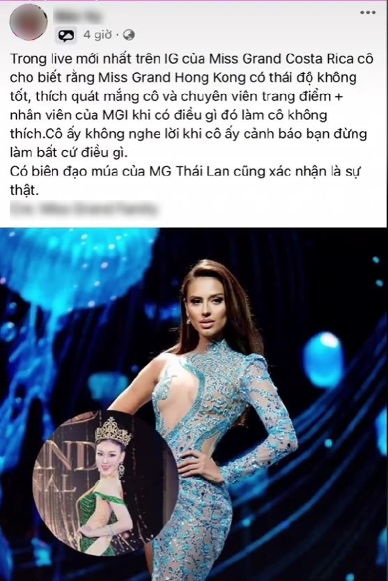 Biến căng: Miss Grand Hong Kong bị bóc phốt chảnh chọe, bắt nạt nhân viên - chính chủ lên tiếng - Hình 1